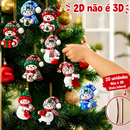 Bonecos de neve natalinos