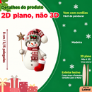 Bonecos de neve natalinos