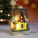 Mini Casa Natalina Iluminada — Enfeite de Natal com LED e Bateria Inclusa