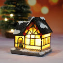 Mini Casa Natalina Iluminada — Enfeite de Natal com LED e Bateria Inclusa