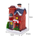Mini Casa Natalina Iluminada — Enfeite de Natal com LED e Bateria Inclusa