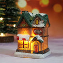 Mini Casa Natalina Iluminada — Enfeite de Natal com LED e Bateria Inclusa