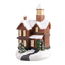 Mini Casa Natalina Iluminada — Enfeite de Natal com LED e Bateria Inclusa