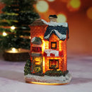 Mini Casa Natalina Iluminada — Enfeite de Natal com LED e Bateria Inclusa